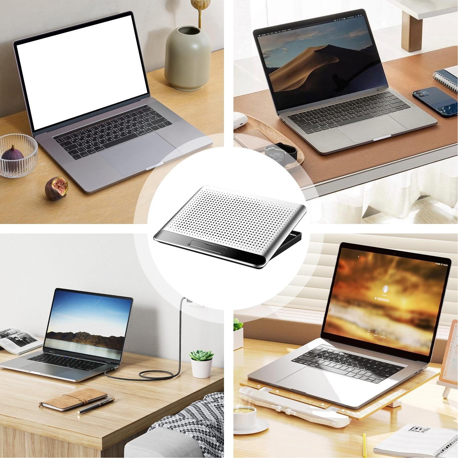Support Rafraîchissant PC Portable Station De Surélévation Réglable