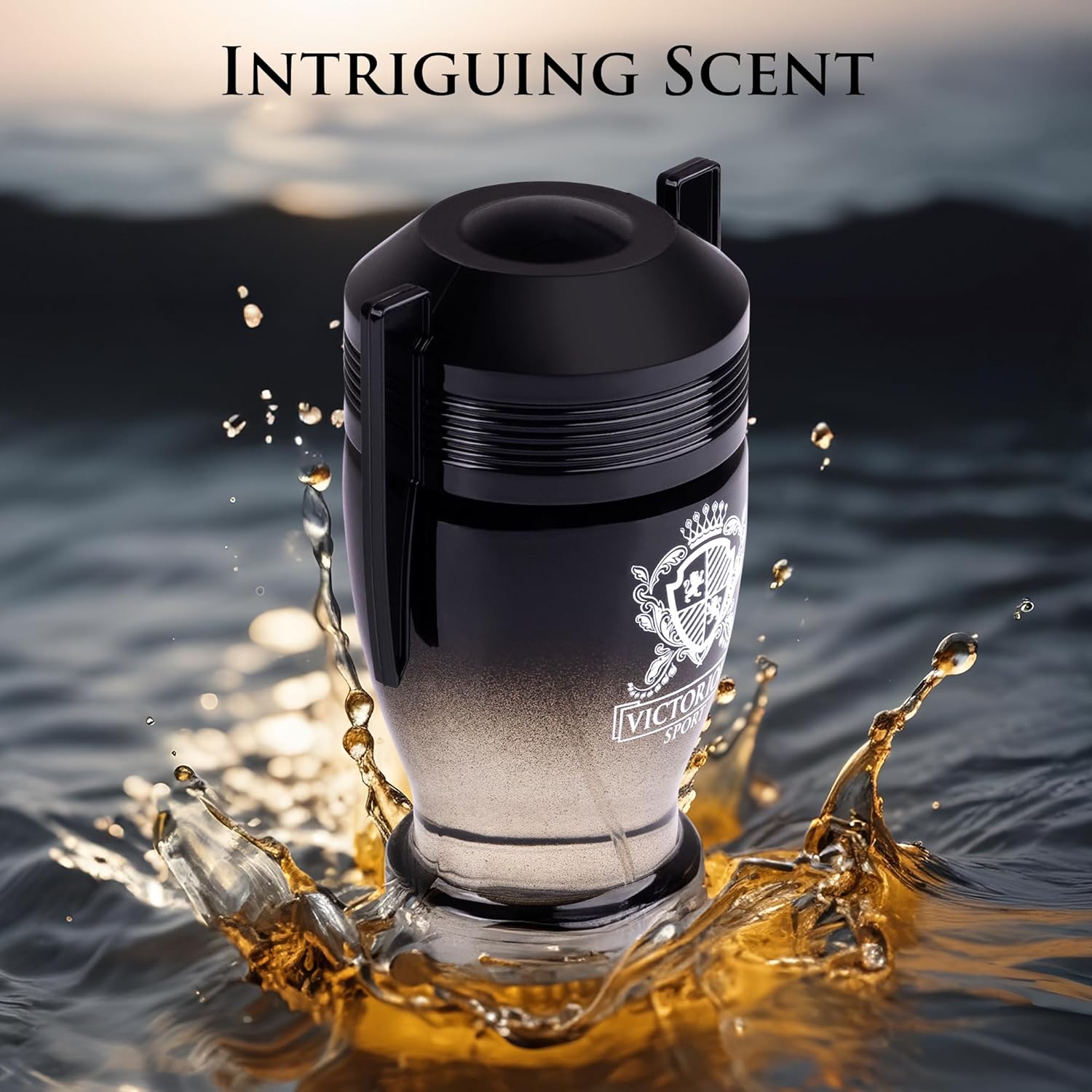 Victorious Sport Eau De Toilette for Men 3.4 fl oz- A Fragrance Built for Champions - Spicy, Sweet & Lemon Warm Base of vanilla, Tonka Bean & Amber Ideal Gift For Special Occasion Elegant - Image 3