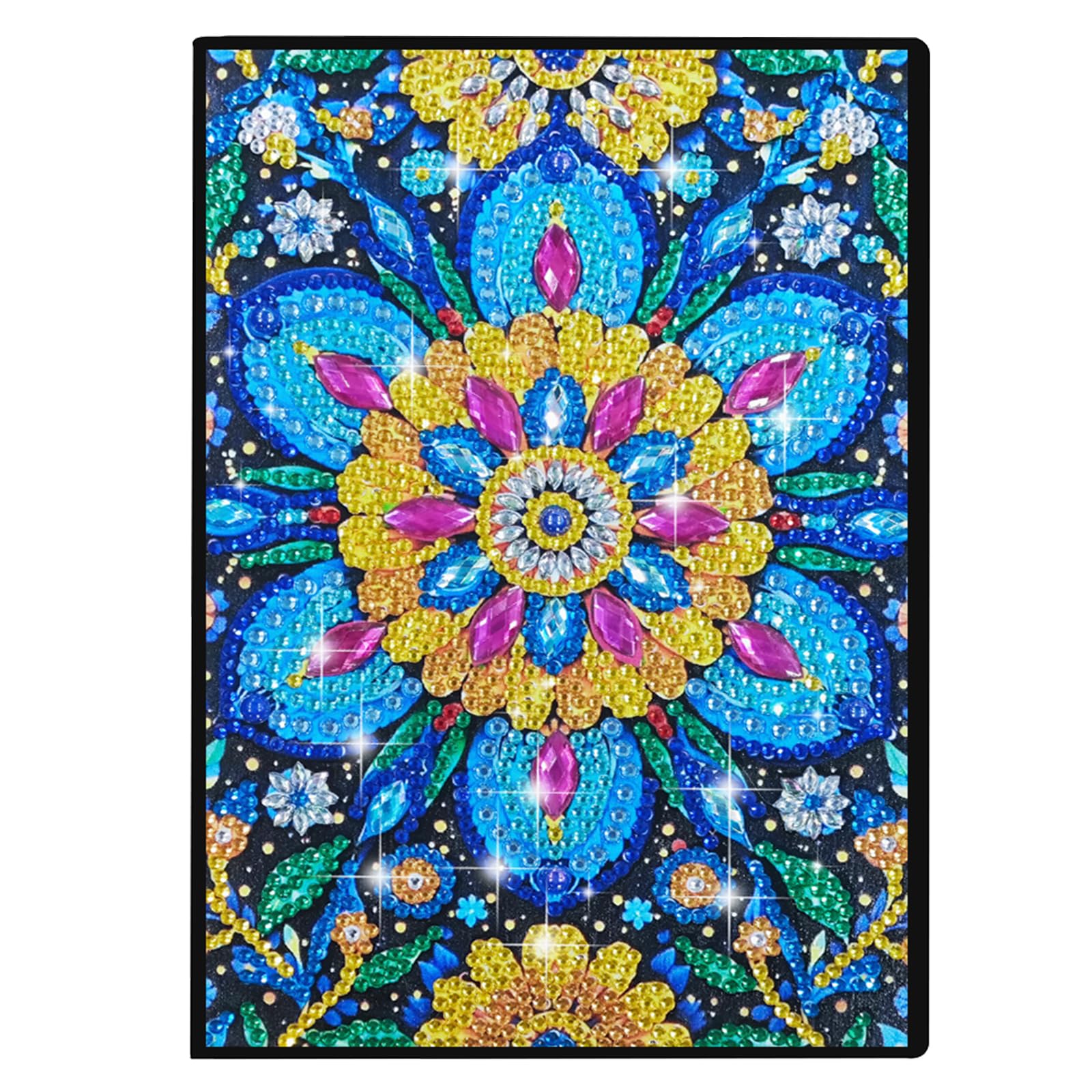 Diamond Painting Journals Notebooks Special Shaped with Tools Gem Art Sketchbook PU Diamond Art Hardcover Dairy Book for DIY Gifts and Festive Occasions