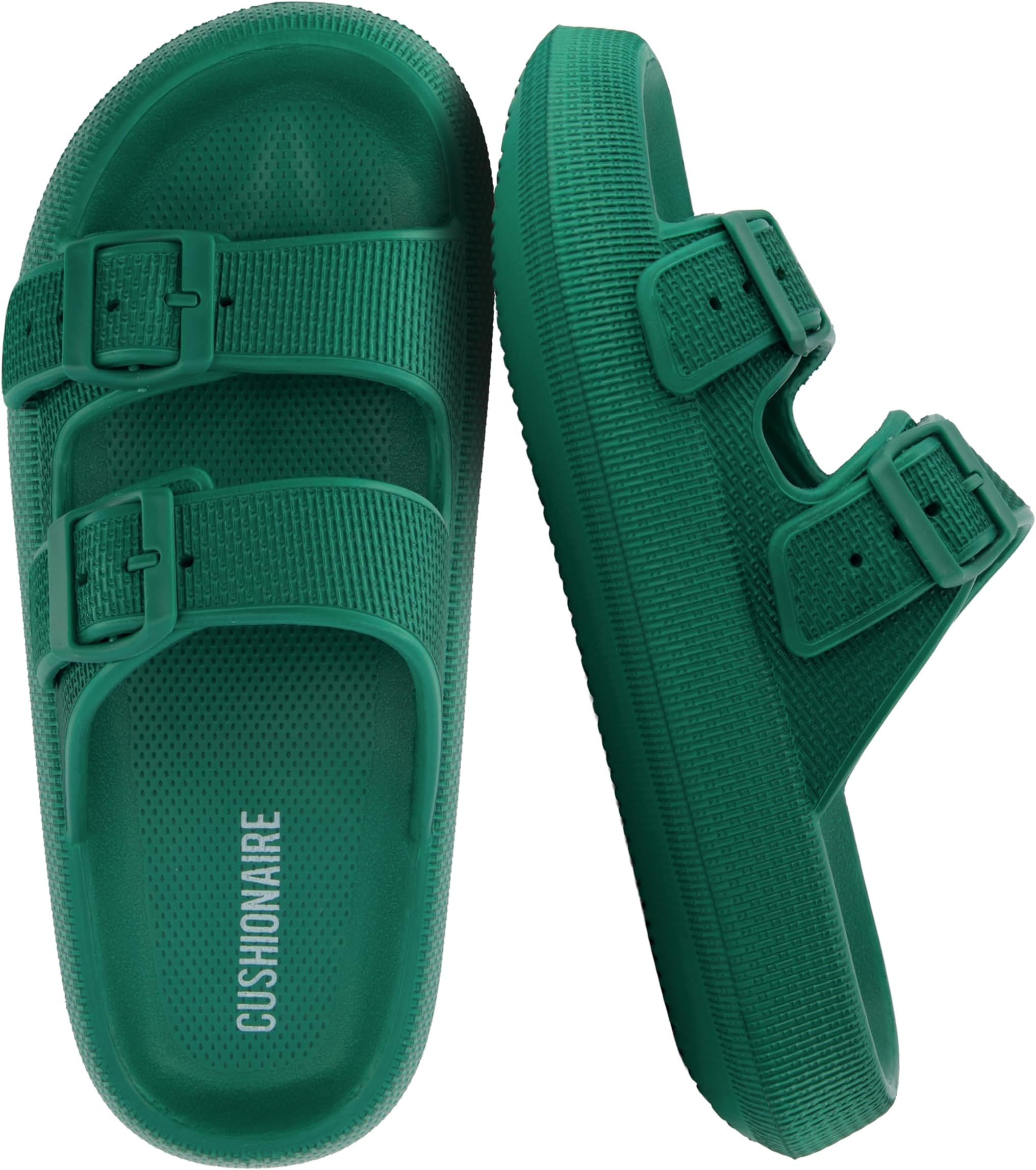 CUSHIONAIRE Women's Fame Recovery Cloud Slide with +Comfort
