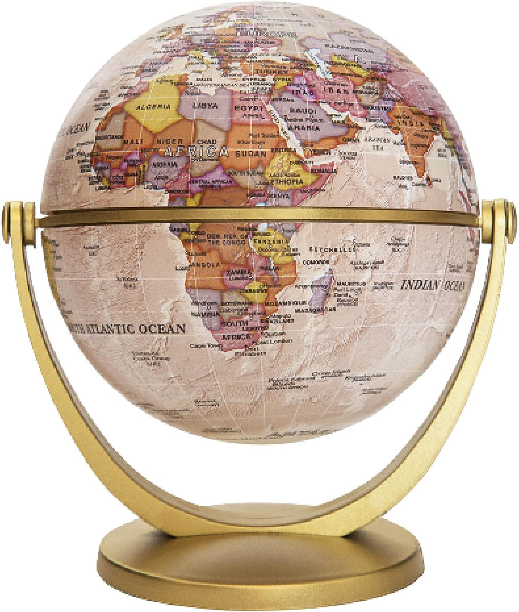 Waypoint Geographic World Globe, Classic Oceans, 4 Inches