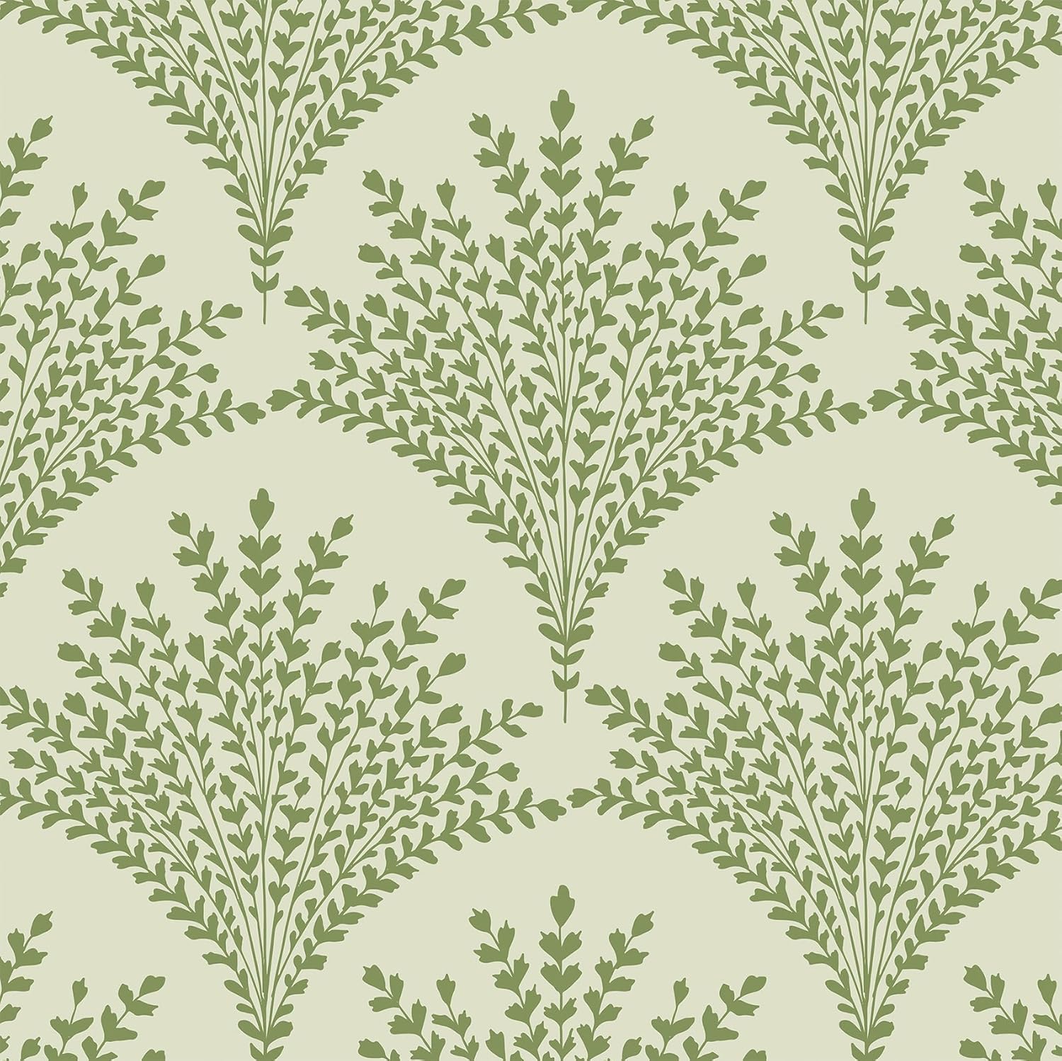 Livelynine 17.5x276 Green Peel and Stick Wallpaper Vintage Floral Botanical Wallpaper for Bathroom Bedroom Kitchen Pre Pasted Vinyl Art Deco Removable Retro Sage Green Leaf Contact Paper for Walls