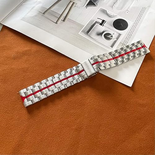 Miniatura 4 de YEEJOK Correas de reloj de metal compatibles con Samsung Galaxy Watch 3 de 1.77 pulgadas, 1.73 pulgadas, Samsung Gear S3 FrontierClassic, Garmin