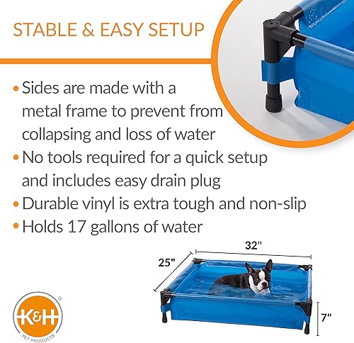Miniatura 9 de KH Pet Products - Piscina portátil para perros y mascotas para perros y gatos