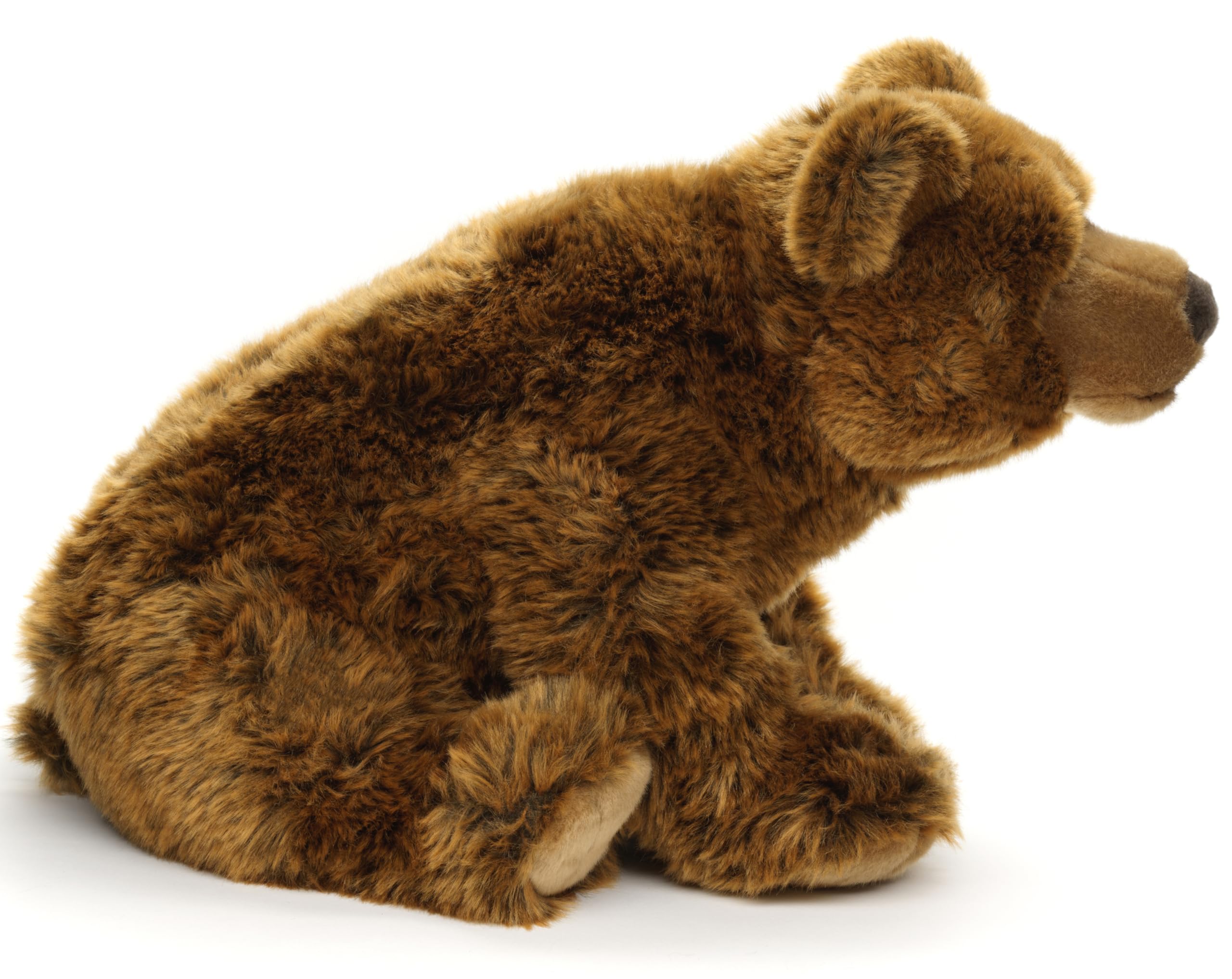 Uni-Toys - Oso marrón Grande, Sentado, 43 cm (Longitud) - Oso de Peluche - Peluche