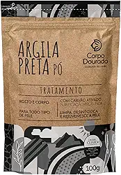 CORPO DOURADO ARGILA PO PRETA 100GR