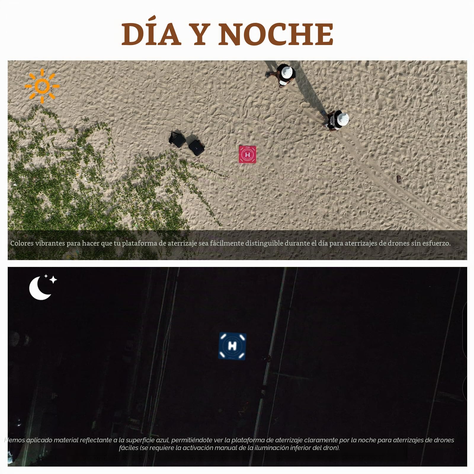 FPVtosky Drone de aterrizaje universal plegable, doble cara, impermeable, almohadilla de aterrizaje para DJI Mini 4k/Neo/Lito X1/Mini 3/4/5 Pro/Mavic/Air/Avata/FPV/Phantom/Inspire