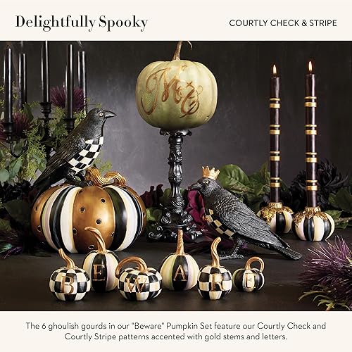 Miniatura 3 de MacKenzie-Childs - Calabaza decorativa de otoño