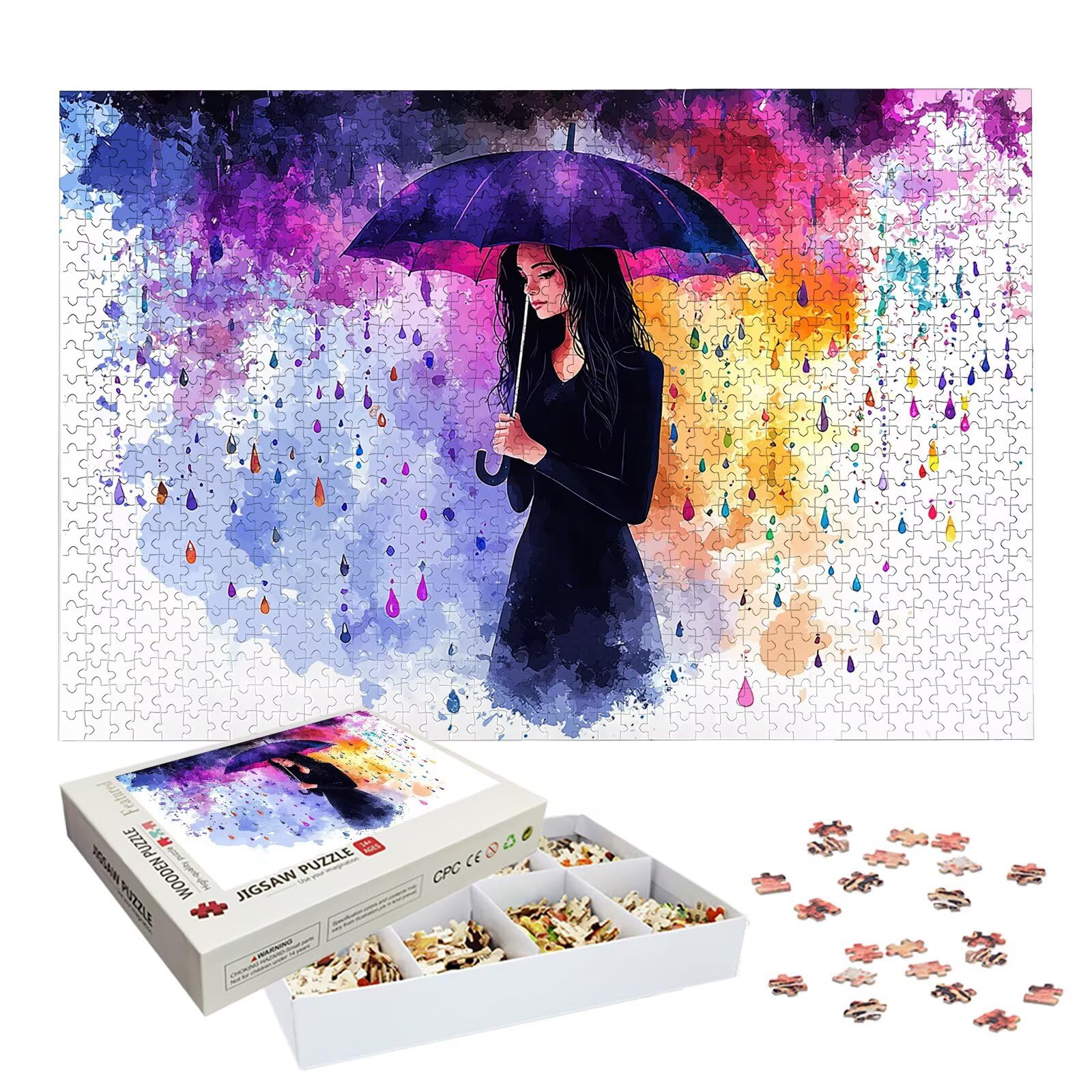 Puzzle 1500 Pezzi Anime, Puzzle Colorato 1500 Pezzi Arte per Adulti e Bambini, Misura: 87x57 cm, Puzzles Legno per Adulti con Squisita Scatola di Imballaggio, Idea Regalo Donna, Regalo Uomo, -7395