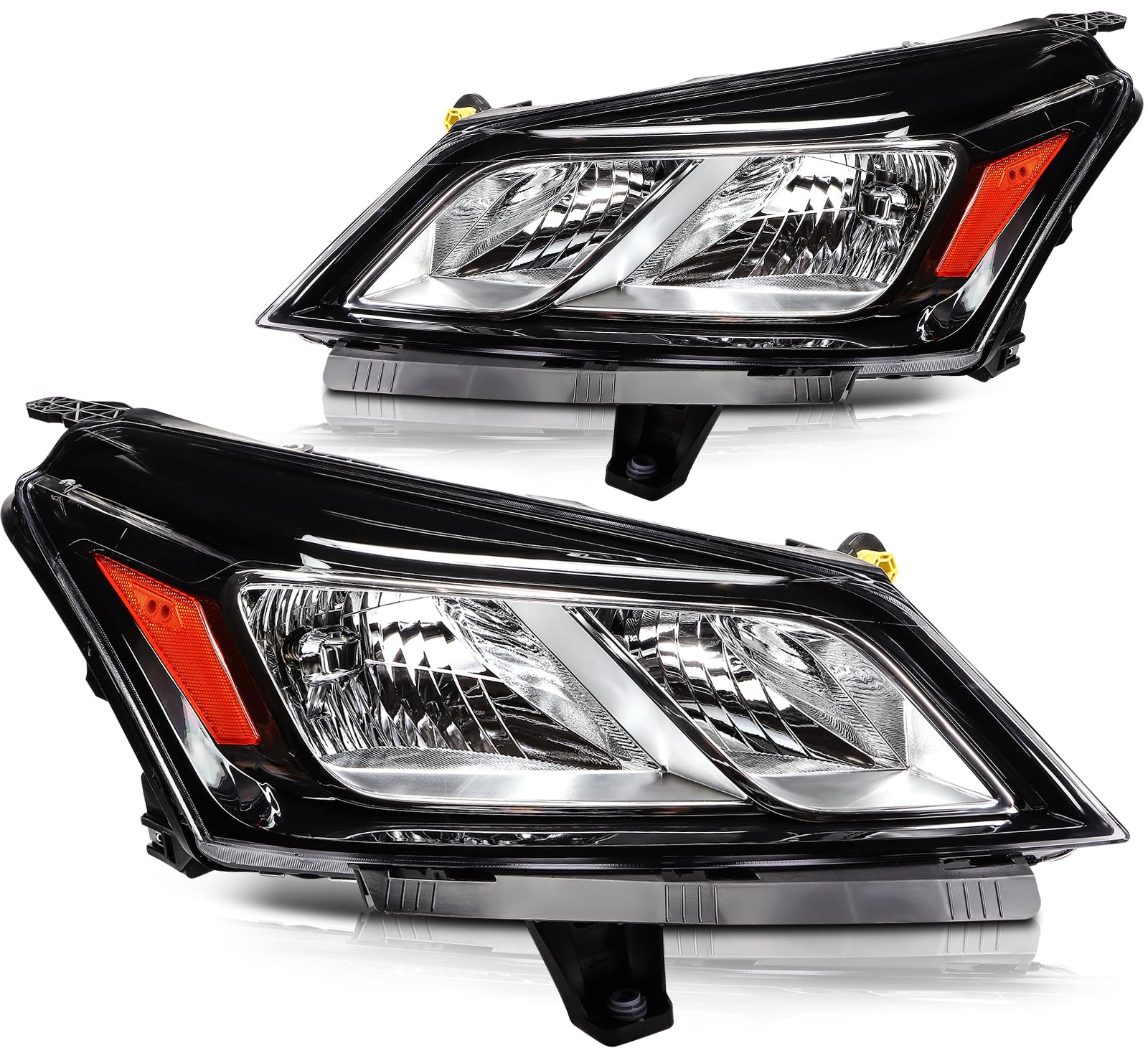 cciyu Headlight Assembly fit For 2013 2014 2015 2016 2017 For Chevy FOR Traverse GM2502375 Driver & Passenger Side