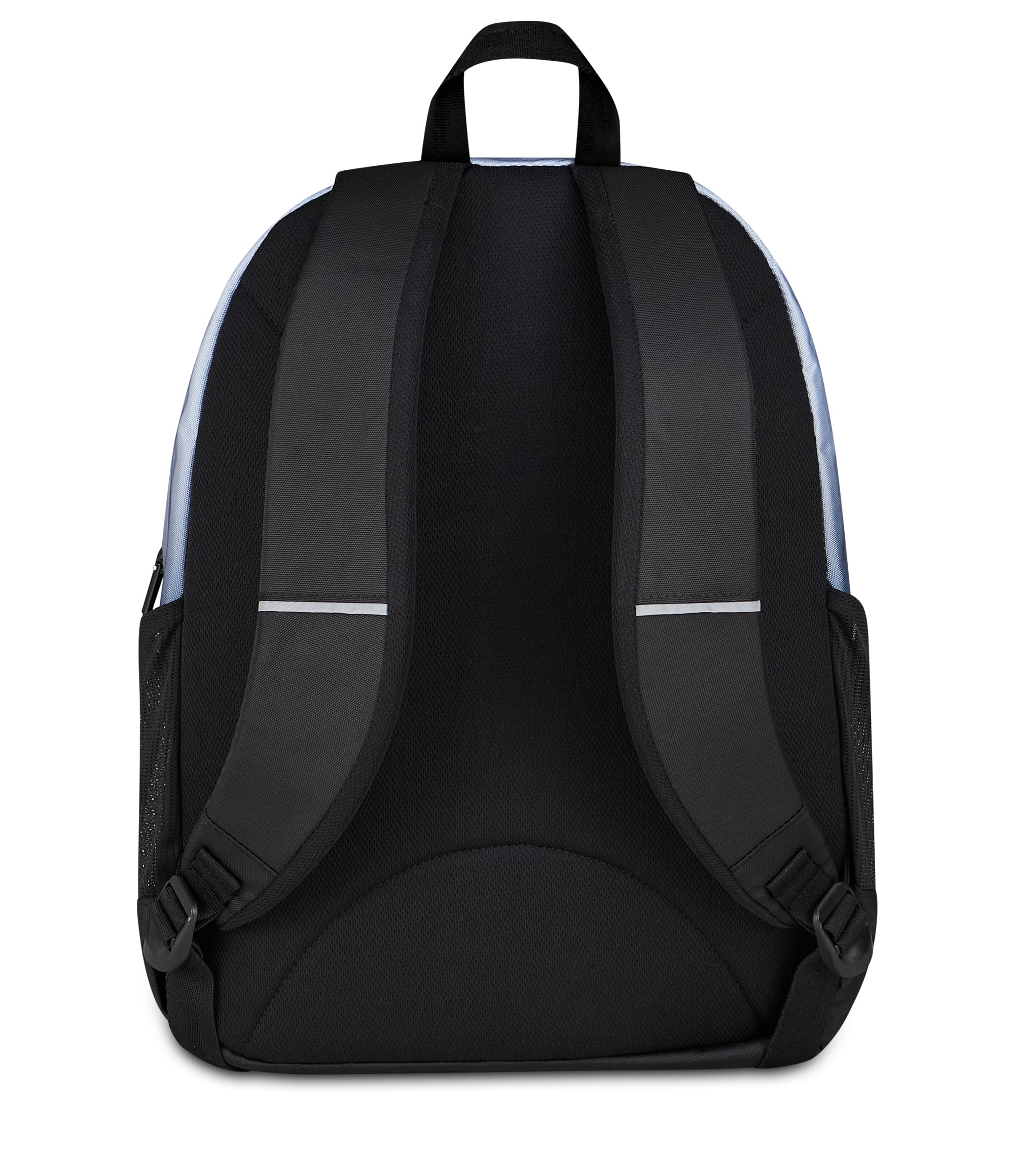 Seven Zaino Scuola SHADE TECH, Doppio Scomparto, Celeste, 29 L, Tasca frontale con zip, Tasca laterale portaborraccia, Scomparto Interno porta pc, Scuola media e superiore, Bambini, Ragazzi
