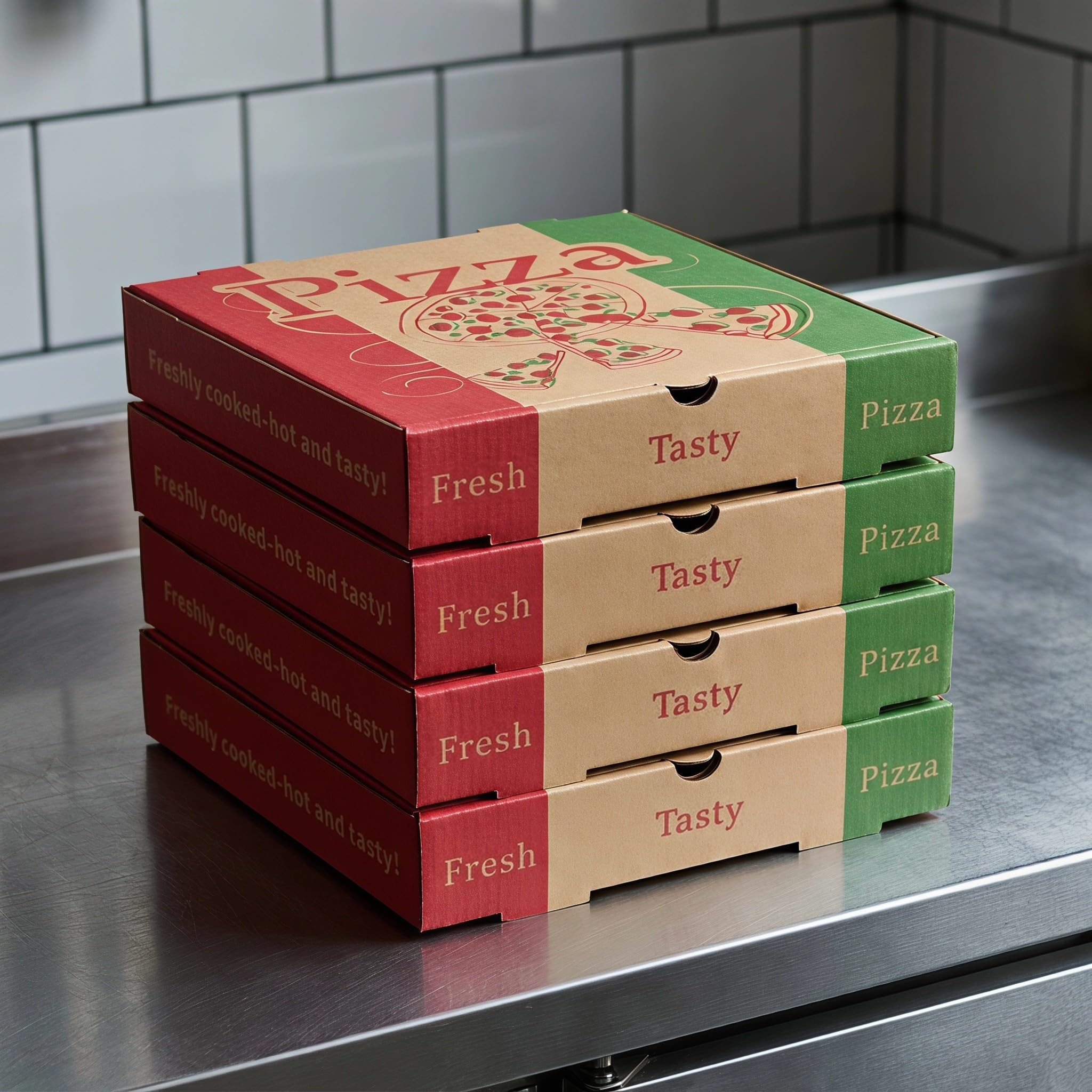 TOYANDONA 20 szt. papierowych pojemników na pizzę, 8 cali