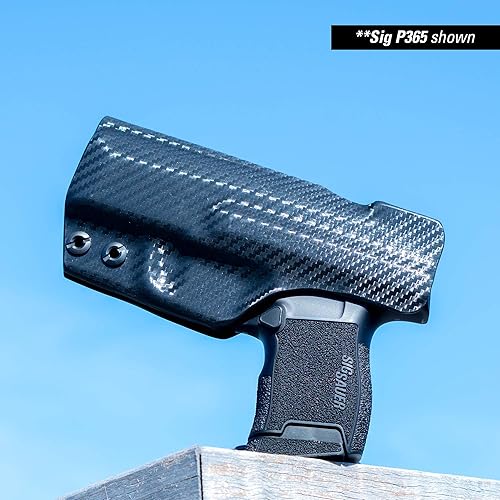 Miniatura 5 de Clip & Carry IWB Kydex - Funda para el Sig Sauer P365XL  Interior oculto en la cintura  retención de clic audible  Adjus. Cant  Compatible con