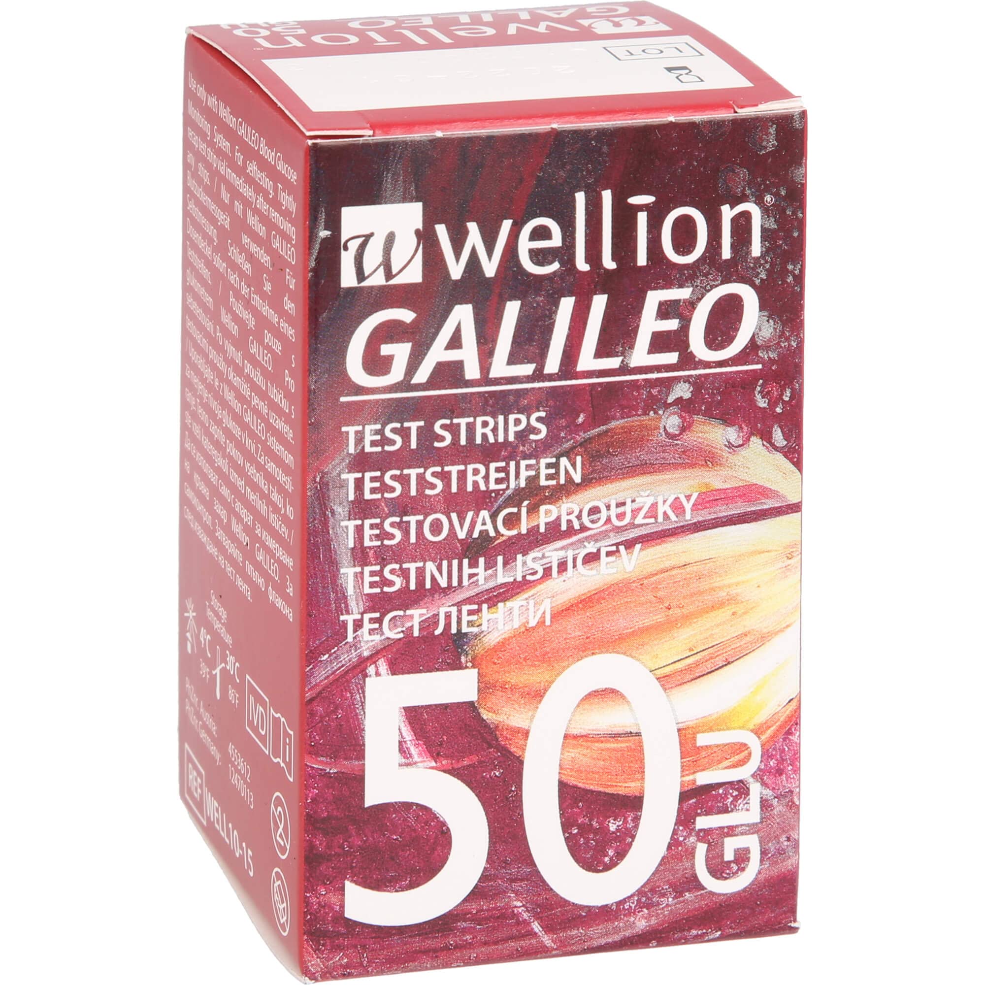 Wellion Galileo Blutzucker-Teststreifen, 50 Stück