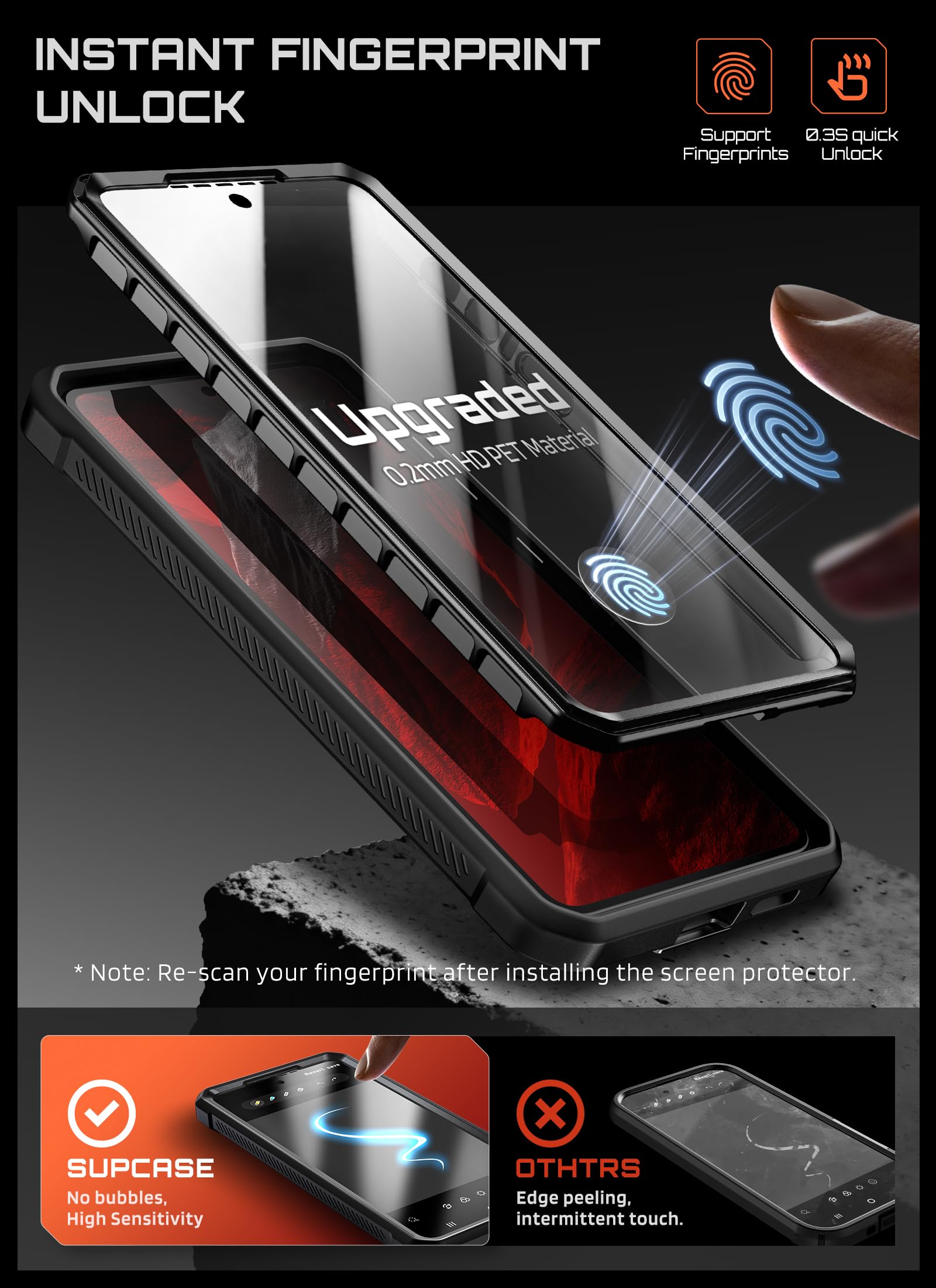 SUPCASE für Samsung Galaxy S26 Hülle Kompatibel mit MagSafe, Schwarz