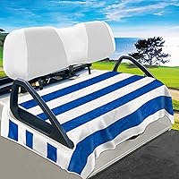 Vista 15 de YOKYHOM Fundas de asiento de carrito de golf, manta de toalla de asiento de carrito de golf de estilo clásico que mantiene el asiento cómodo