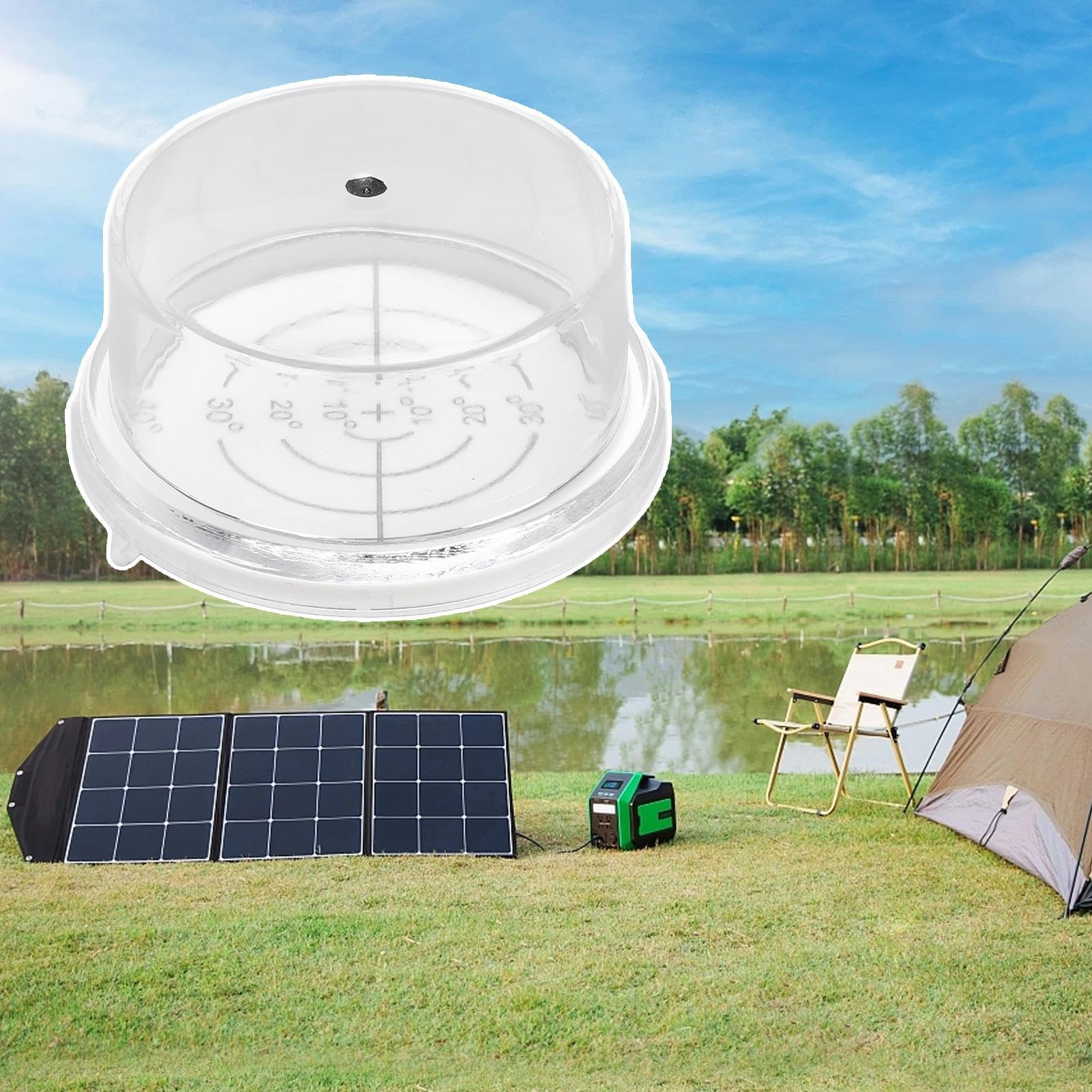 Solarmodul-Winkelfinder – Manuelle Sonnen-Tracker-Führung | Wasserdichtes Solar-Winkelmessgerät für maximale Energieeffizienz, einfache Installation