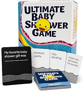 The Hilarious Baby Shower Game for Grown-Up Guests — Fill-in-the-Blank Prompt and Answer Cards, Coed-Friendly, PG-13 Humor, 30 Gold-Foil Keepsake Cards for 5–30 Players