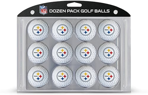 Vista 25 de Team Golf NFL Docena de pelotas de golf de tamaño reglamentario, paquete de 12, impresión duradera del equipo a todo color Multi Team