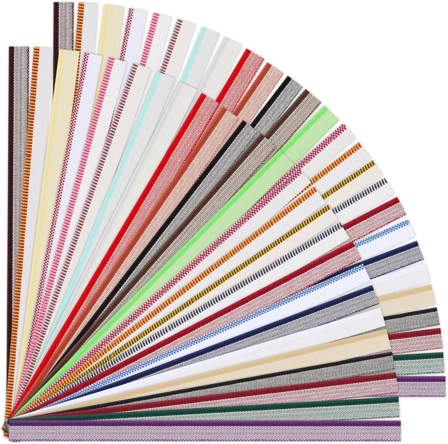 52PCS Book Binding Headbands Endbands 26 Colors 11.8 Inches Long Medium Cotton Book Headband