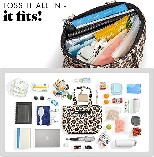 Vista 4 de Fit & Fresh Bolsa aislante 2 en 1 para almuerzo y viaje