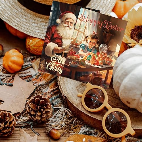 Miniatura 6 de Nuanchu 80 tarjetas vintage para muchas ocasiones, de 4 x 6 pulgadas, tarjetas postales surtidas, tarjetas de felicitación, regalos para San