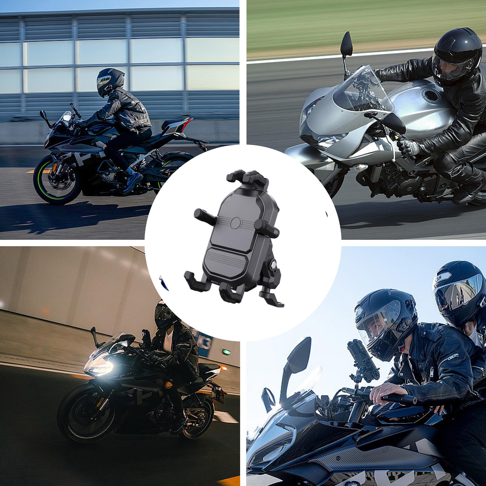 Soporte De Móvil Moto Abrazadera Para Manillar, Accesorios De Conducción