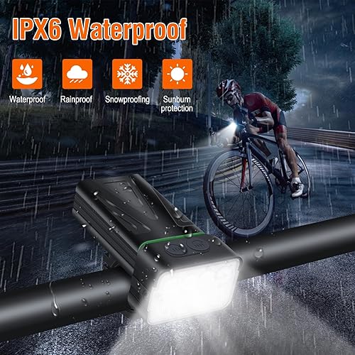 Miniatura 6 de BORUIT Bike Light for Riding