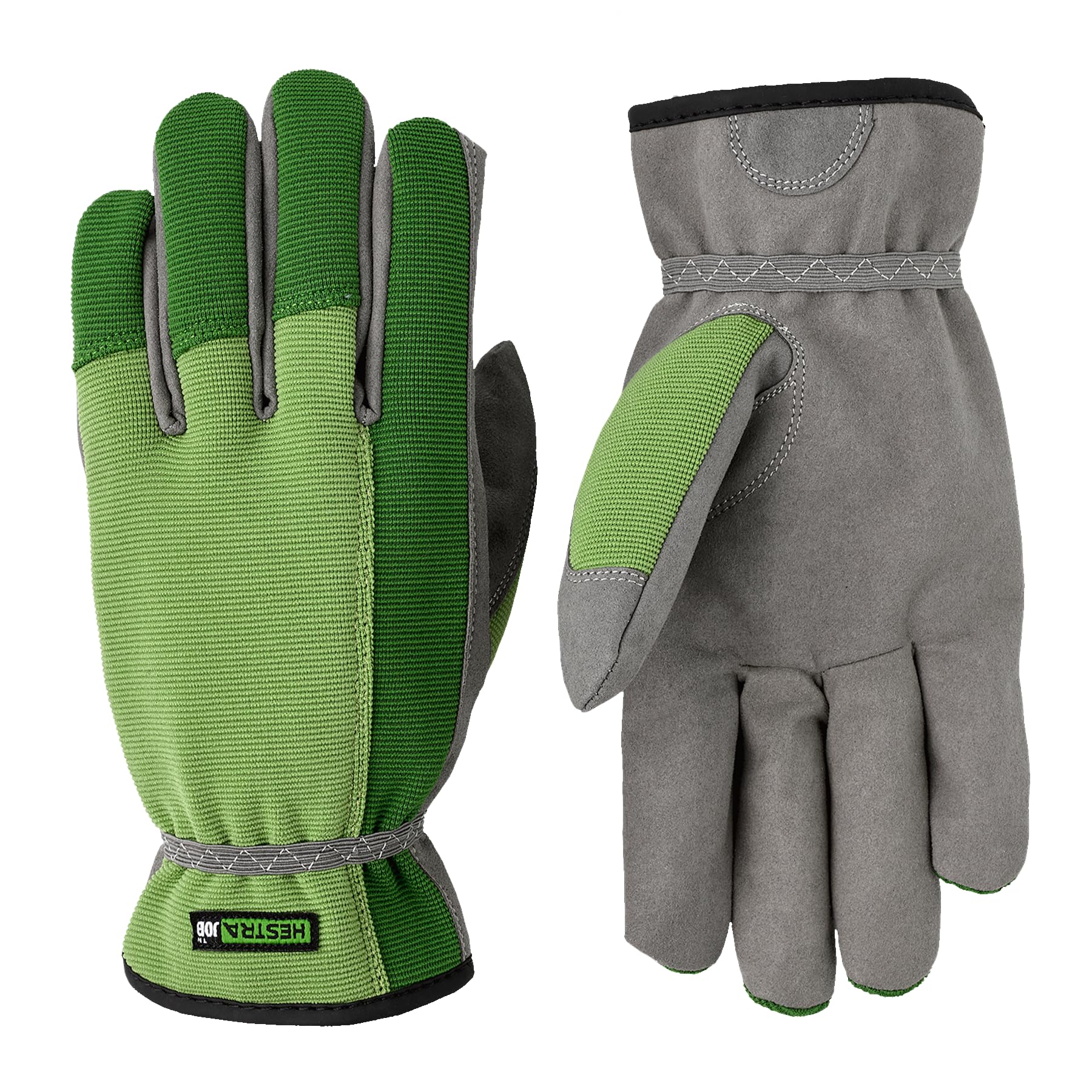 Hestra Garden Robin Work Gloves, Green, 9