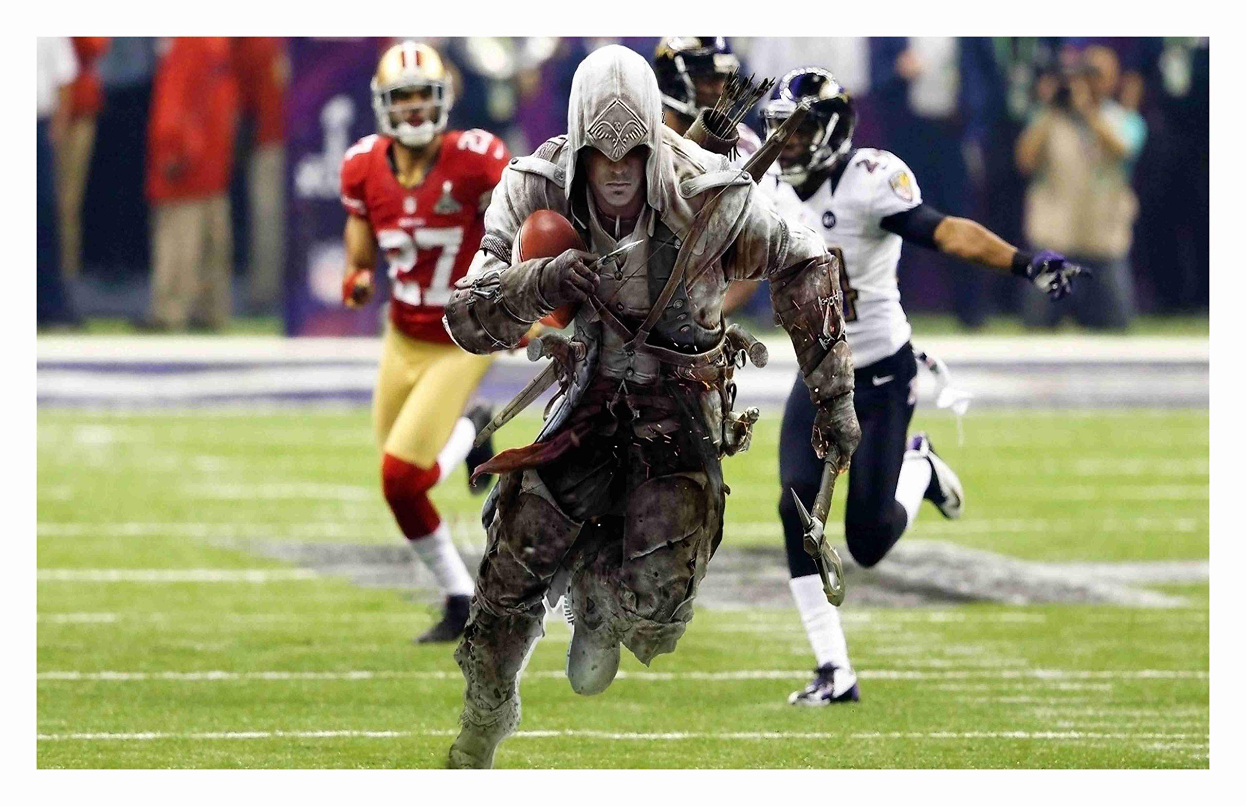 BALDAU PRINTS Assassin's Creed Game Wall Poster For Room (Gloss Laminated, 12X18 Inch, 300 GSM) F-82