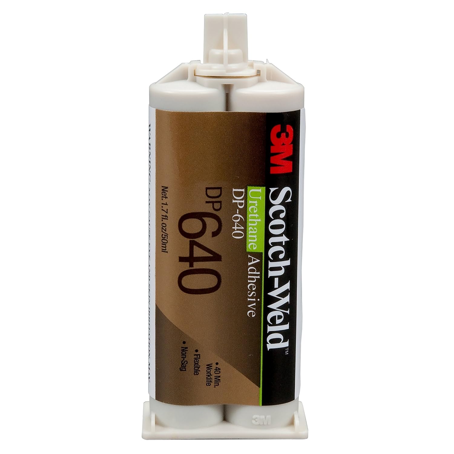 3M Scotch-Weld Urethane Adhesive DP640, Brown, 400 mL Duo-Pak