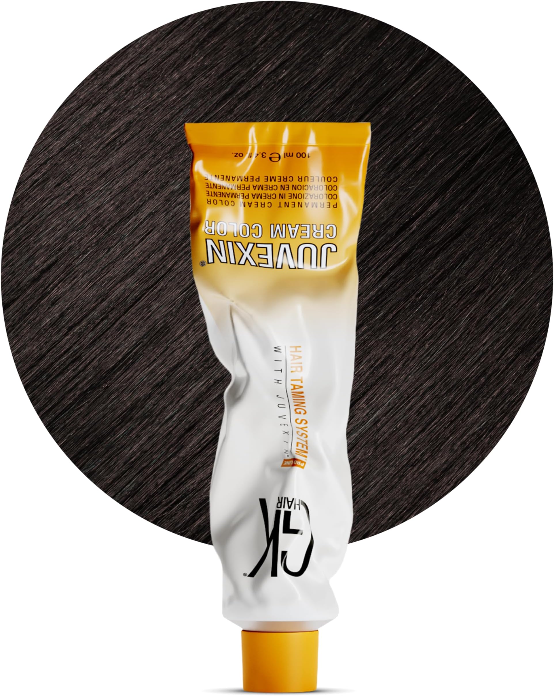 GK HAIR Global Keratin Professional Hair Color Cream Tube (3.4 Fl Oz/100ml) Nourishing & Cleansing Colors for Styling High Performance Long Lasting Permanent Natural Toner Dye