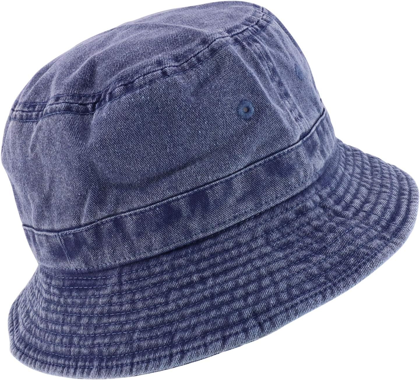 Trendy Apparel Shop 100% Cotton Pigment Dyed Washed Bucket Hat - Image 3