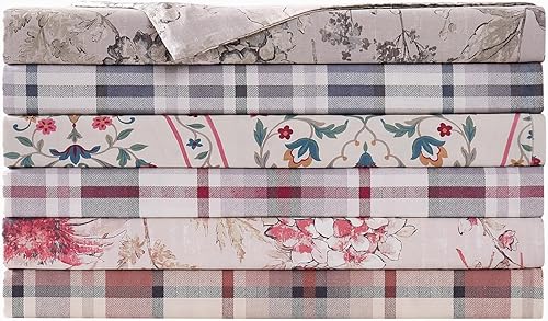 Miniatura 23 de Southshore Fine Living, Inc., Juego de sábanas de 4 piezas, 100% algodón, tamaño Queen, sábanas de 300 hilos con bolsillo extra profundo, sábana 10