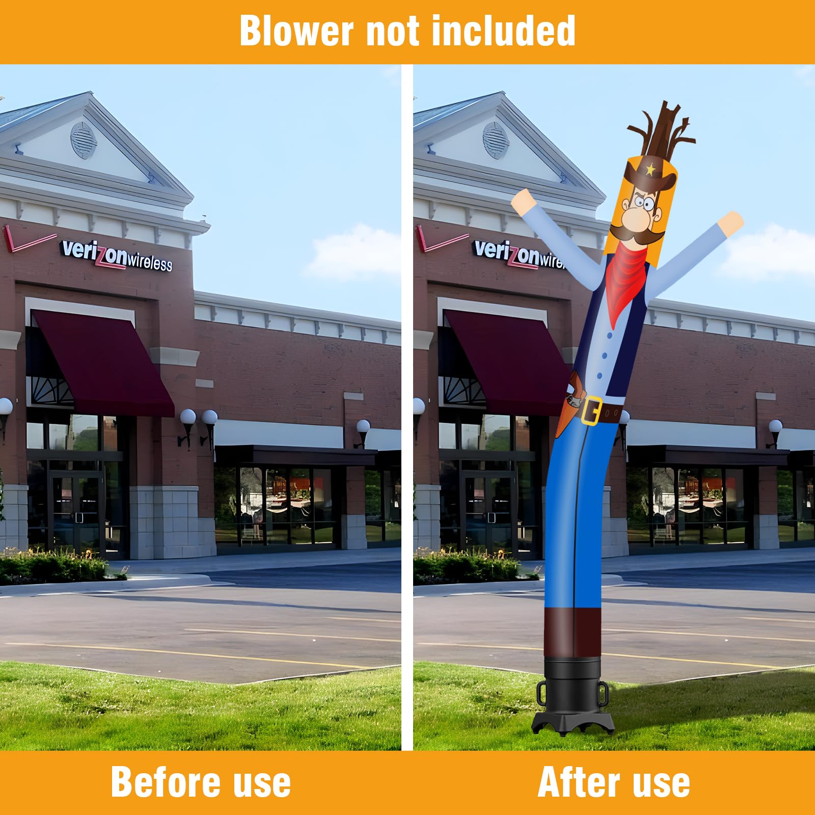 20FT Tall Inflatable Tube Man Shaved Ice Wacky Wavy Dancing