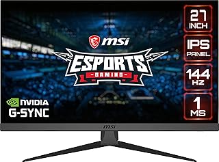 MSI G272, 27" Gaming Monitor, 1920 x 1080 (FHD), IPS, 1ms, 144Hz, FreeSync, HDMI, Displayport, Tilt