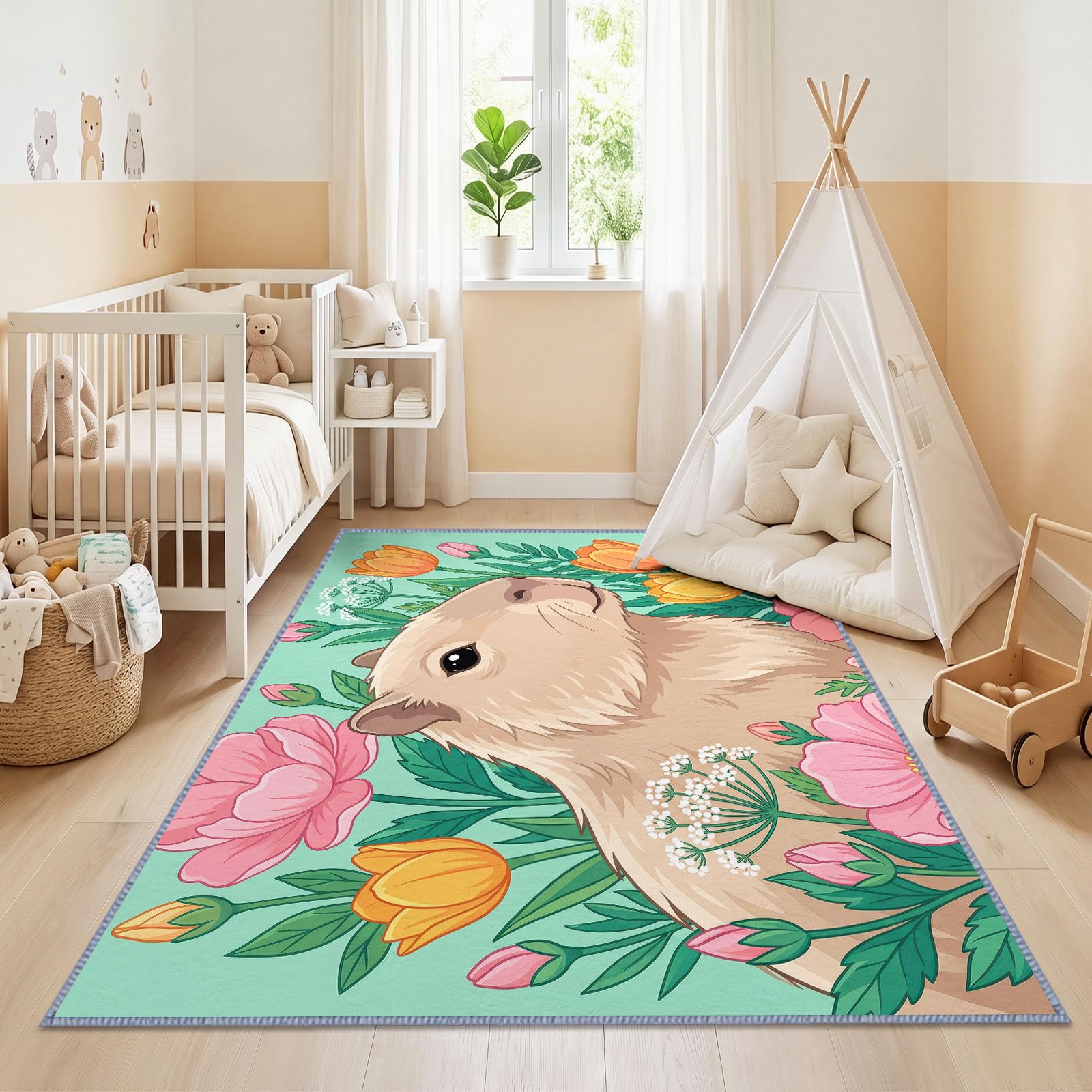 Tapis Frais Animaux Animaux de Compagnie Mignons Lavable en Machine