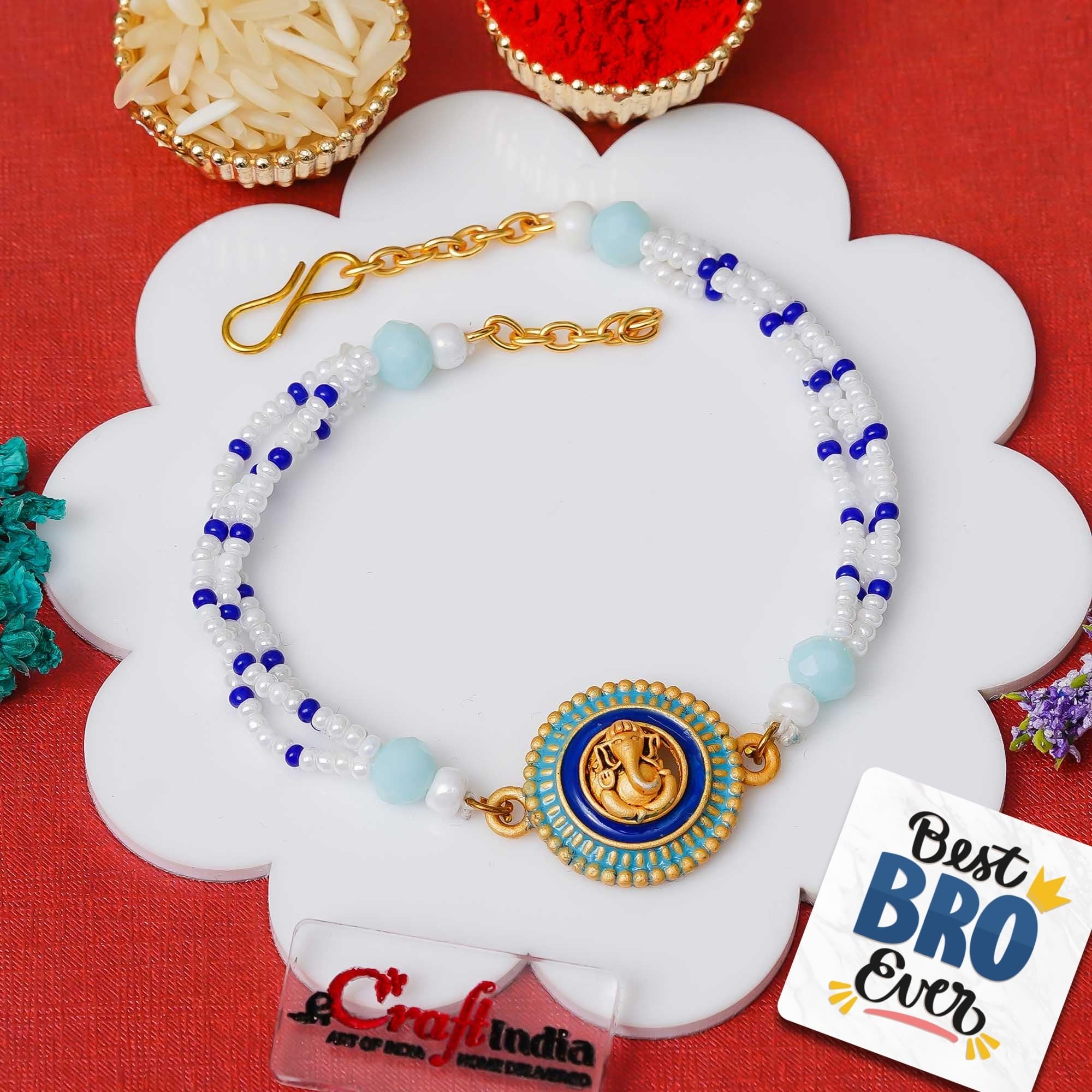 Ganesha Rakhi Pour Frère | Cadeau Rakhi Pour Frère