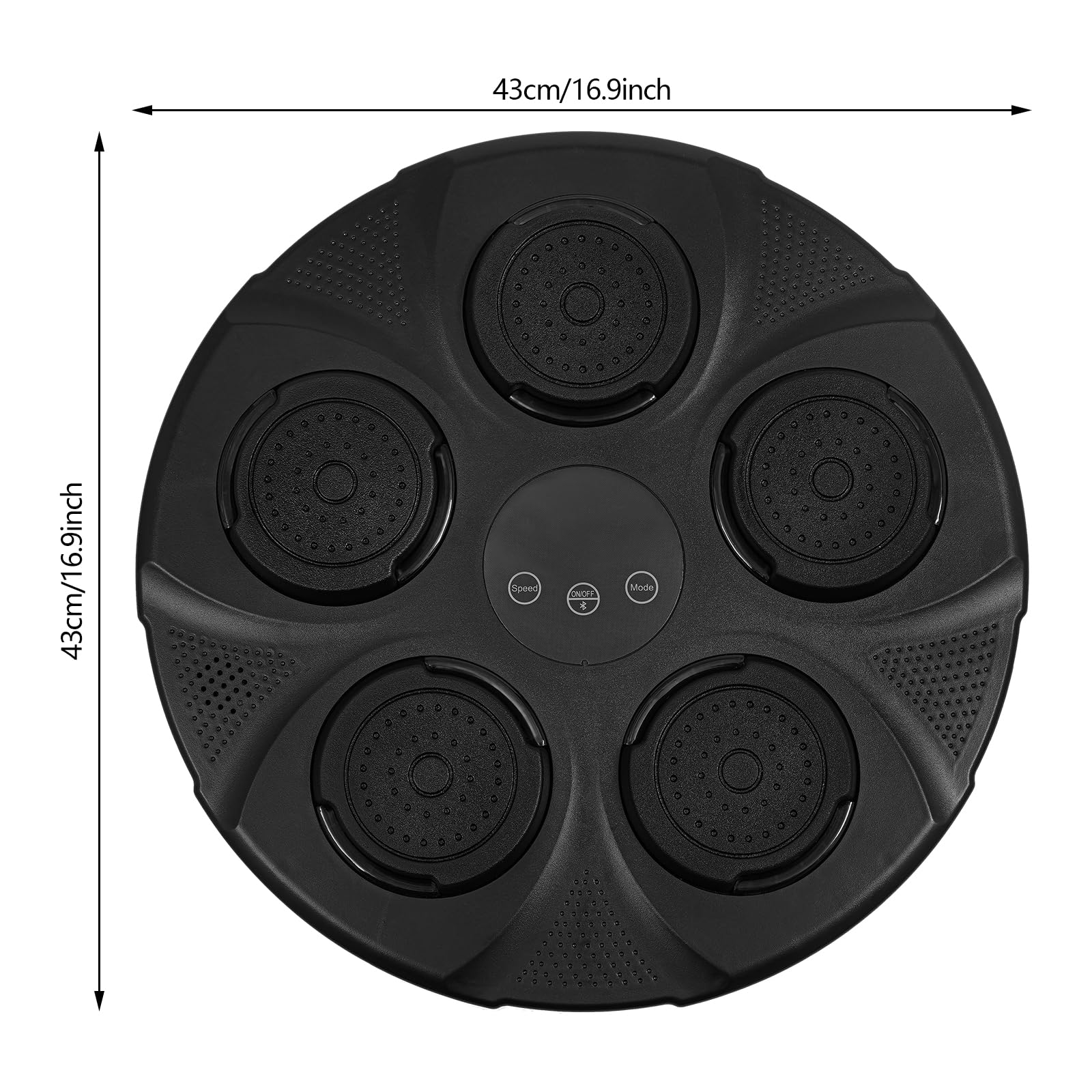 Target musicale per boxe, segnale Bluetooth con altoparlante, set musicale a LED, per esercizi di famiglia