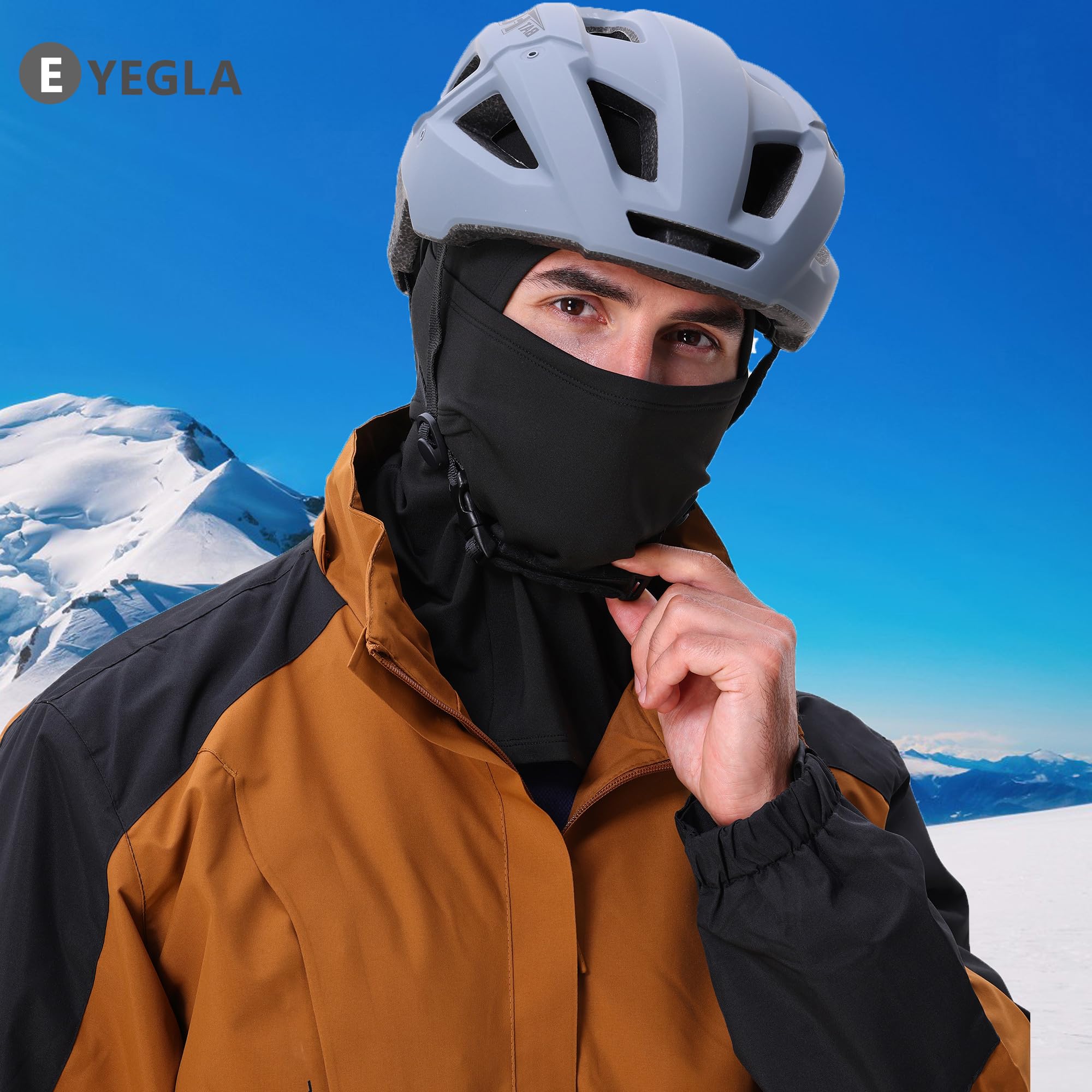 Pasamontañas de Invierno para Hombre y Mujer, máscara de esquí térmica, Transpirable, Cubierta Facial para Clima frío, Moto, Snowboard