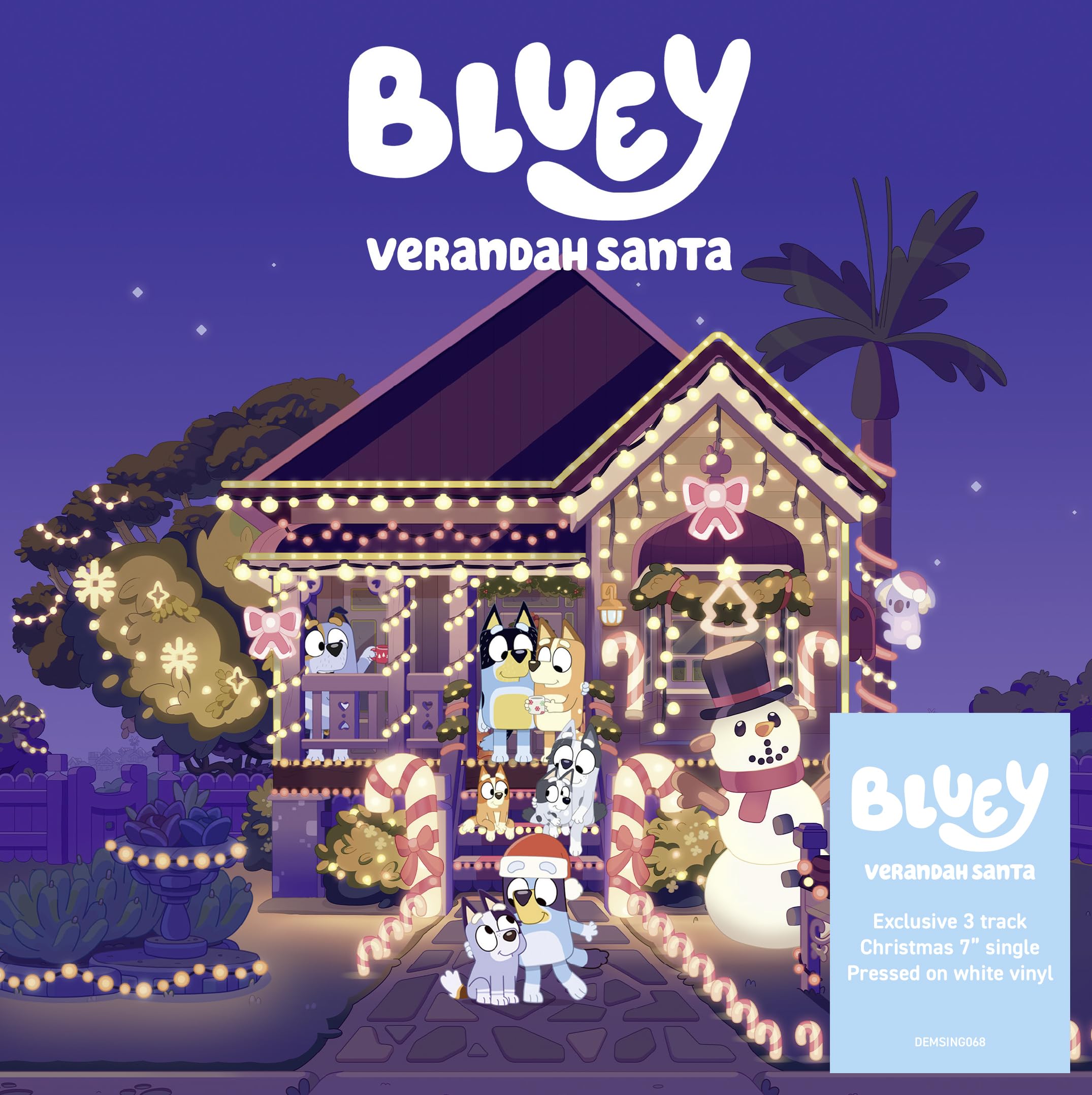 BLUEY - Verandah Santa - Vinyl (gatefold white vinyl 7"")