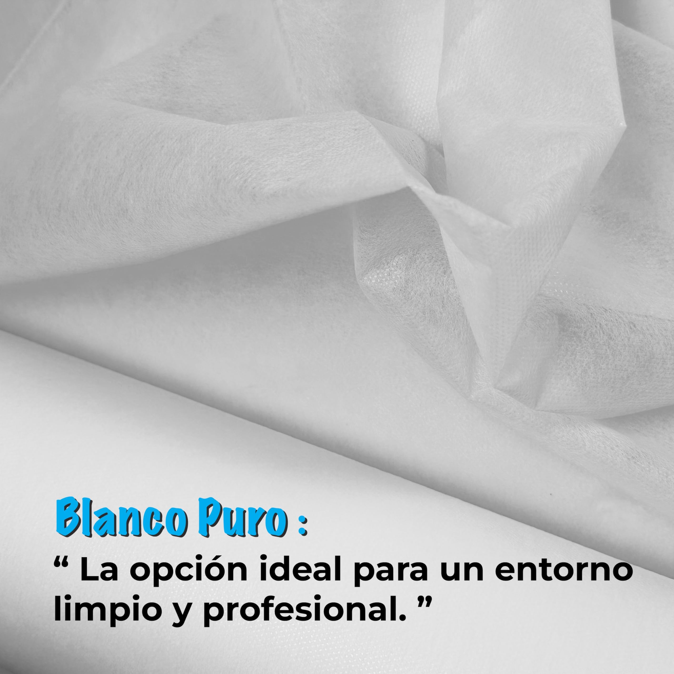 Rollos Papel Camilla Polipropileno Blanco 58 cm x 80 m | Papel de Camilla Precortado cada 40 cm (6 Rollos)