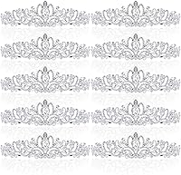 Vista 1 de BBTO 10 piezas de tiaras y coronas de cristal para mujeres y niñas, corona de princesa con diamantes de imitación, diademas de reina con peines