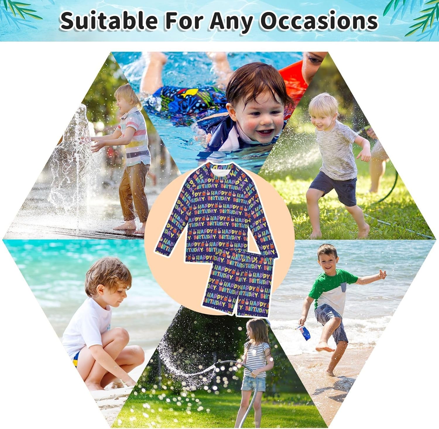 Dragon Scales Car Dino Boys Swimsuit Rash Guard Toddler Kids Long Sleeve Swim Shirt and Trunks 3-10T