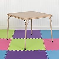 Vista 2 de Flash Furniture Mindy Kids - Mesa plegable de color bronceado para niños