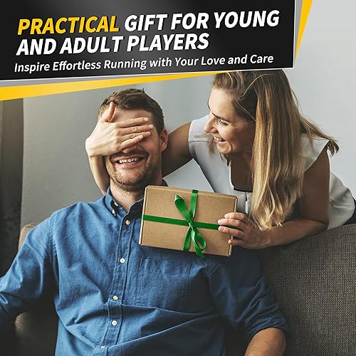 Vista 7 de CAMBIVO Leg Sleeve for Men & Women, Football Calf Warmers - Footless Scrunch Socks for Running, Basketball