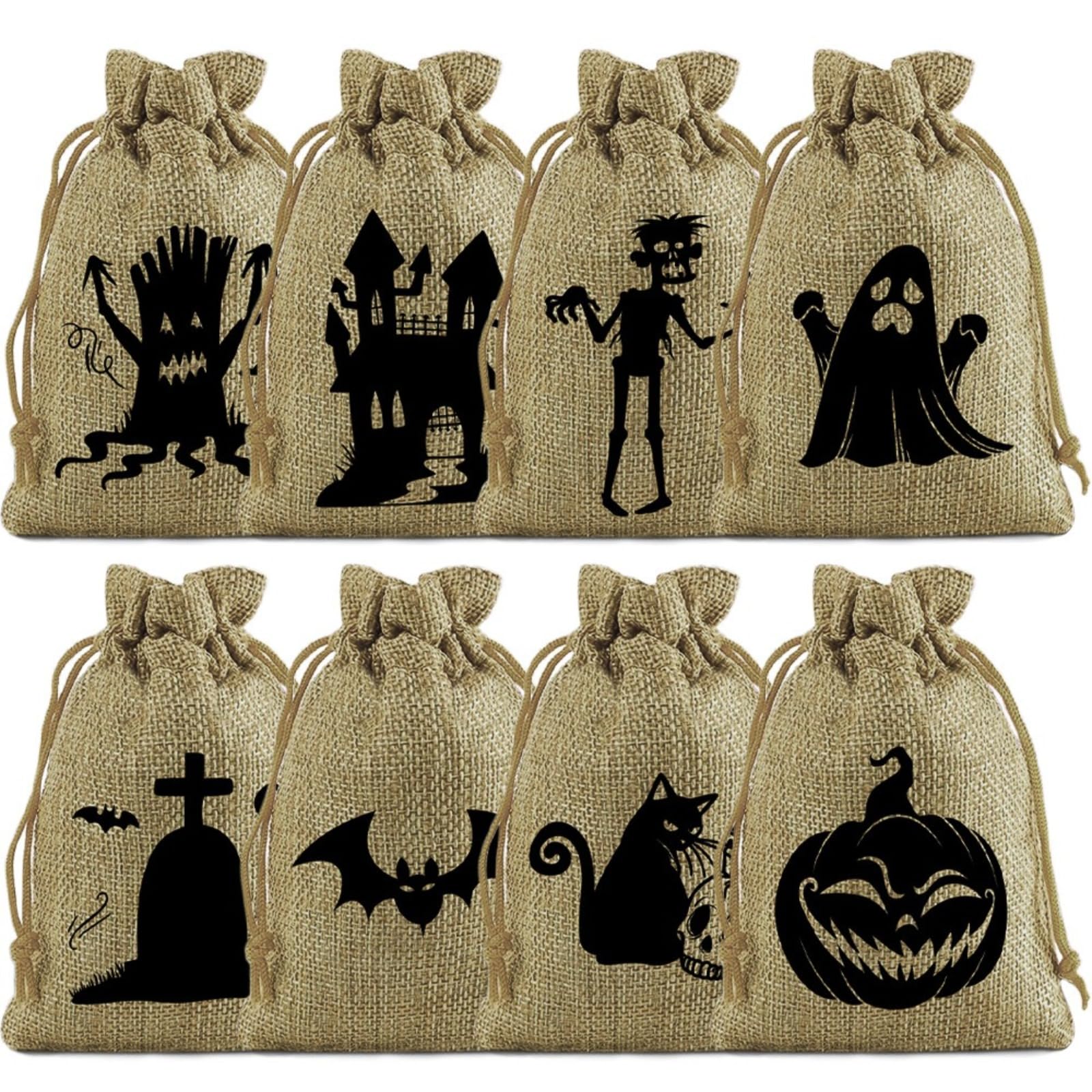 NNmrfvqt Halloween style bundle mouth sugar bag