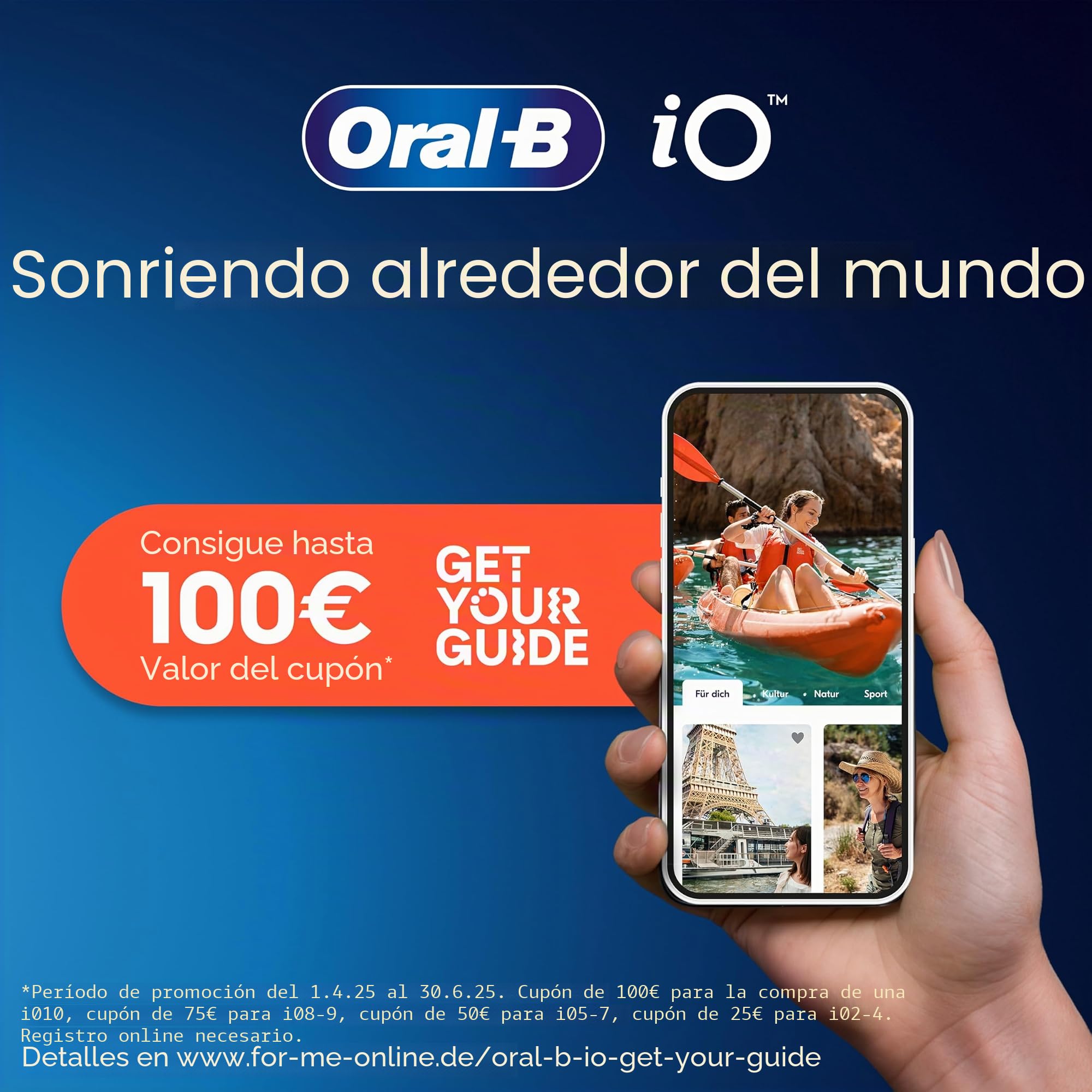 Oral-B Cepillo de dientes eléctrico iO Series 9, incluye 1 cepillo de dientes eléctrico, 7 modos para el cuidado dental, ganador de la prueba chip (11/25), diseñado por marrón, negro