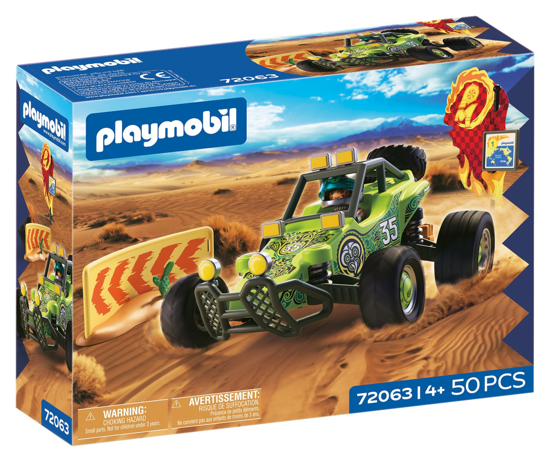 Amazon.com: Playmobil | Cars | Offroad Buggy | Desert Buggy with