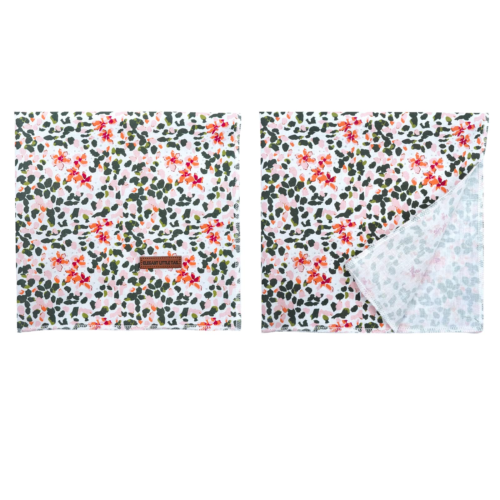 Elegant Little Tail Hunde-Bandana – 1 Stück, Waschbar, Bunt, Verstellbar, Für Mittelgroße/große Hunde